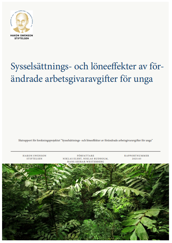 Viktig kunskap om hur sänkta anställningskostnader påverkar sysselsättningen